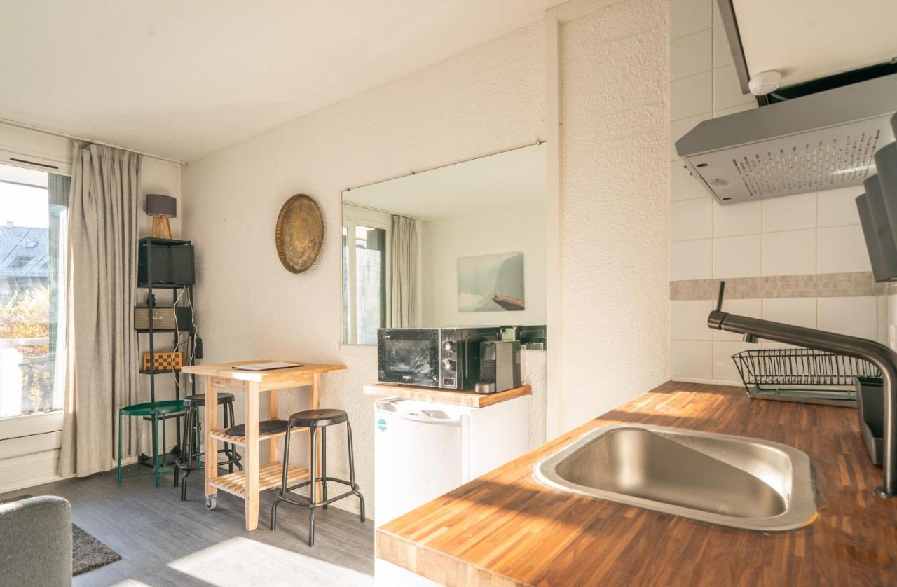 Chamonix Sud Studio With Mont Blanc Views Luaran gambar