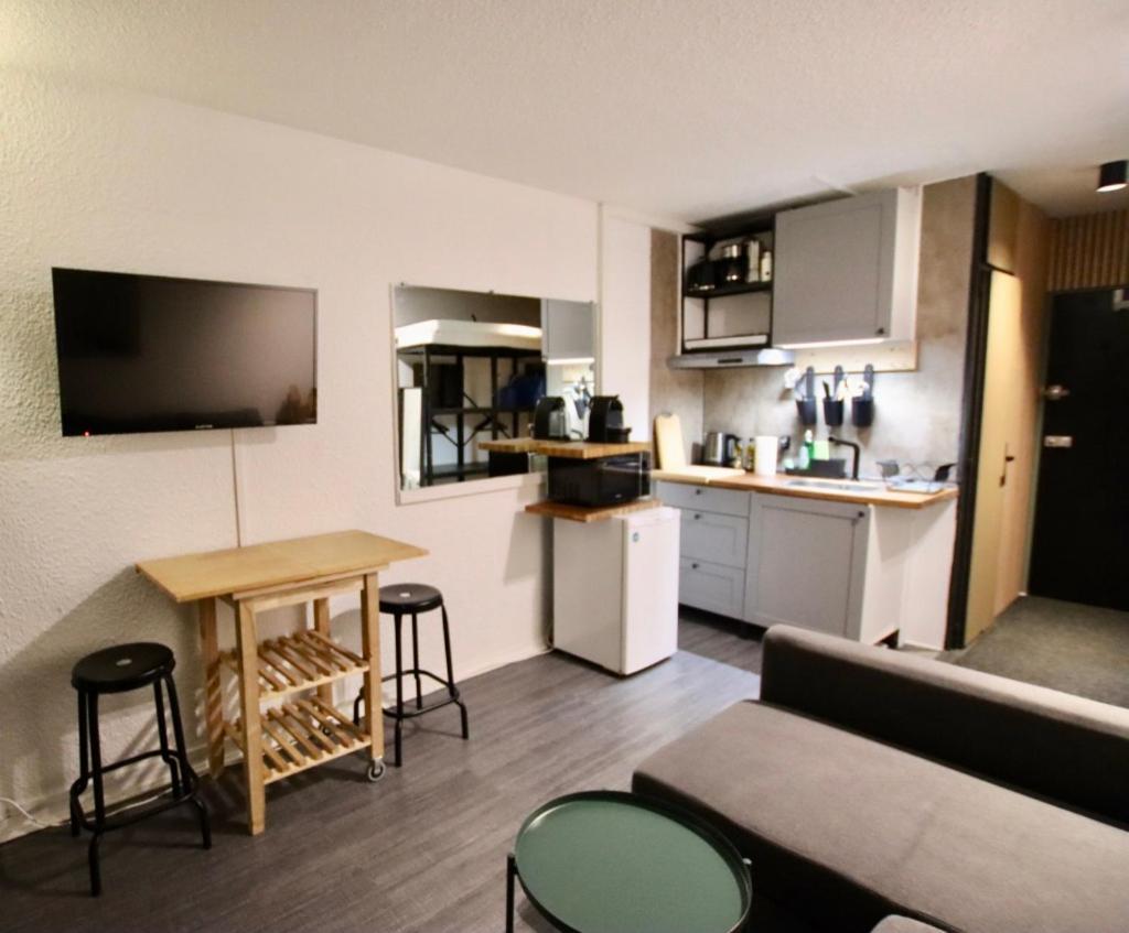 Chamonix Sud Studio With Mont Blanc Views Luaran gambar